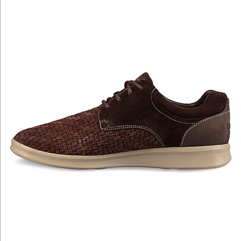 Men’s UGG Stout Hepner Woven Suede Sneaker - Picture 2 of 5